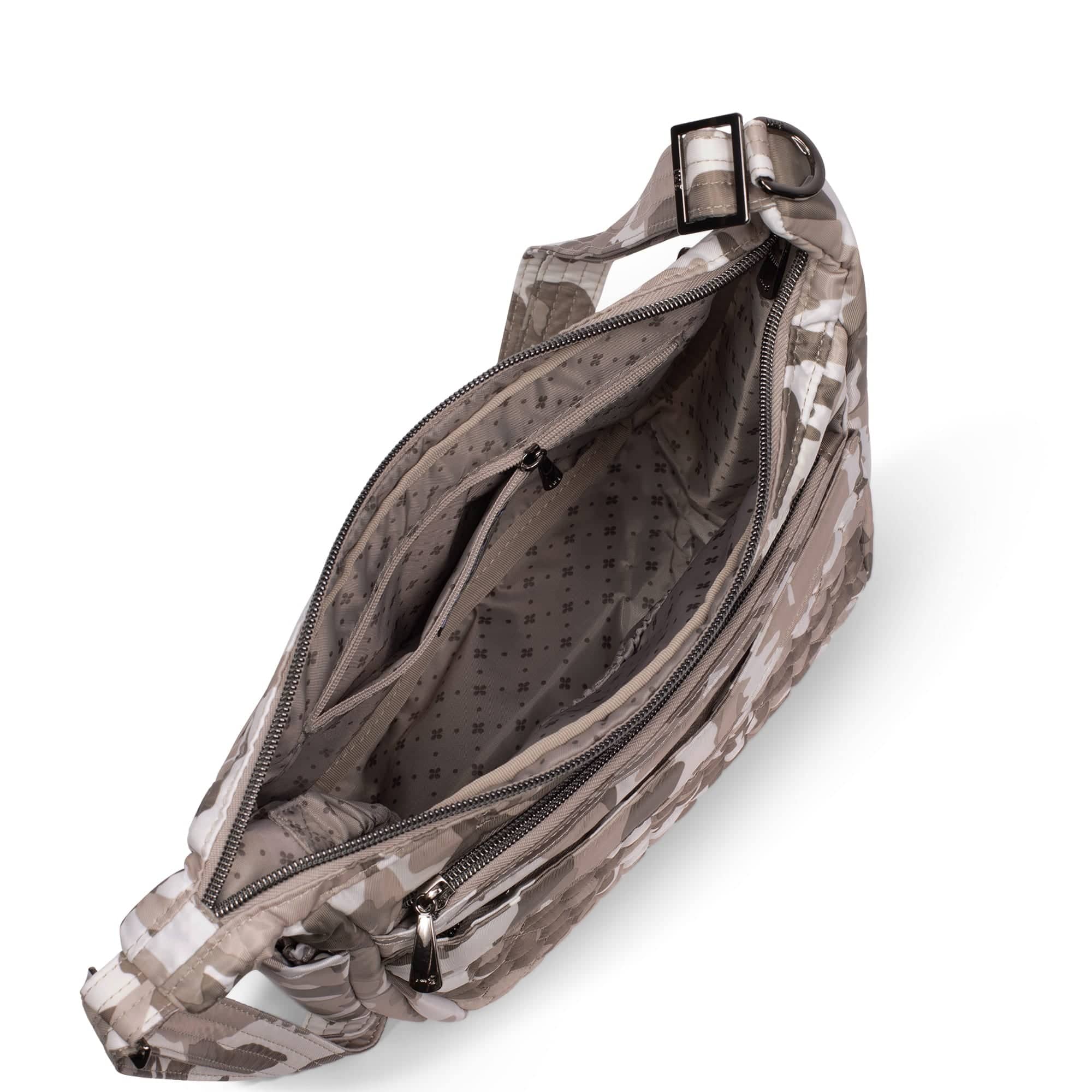 Flutter SE Crossbody Bag - CAMO TAUPE - FlutterSE_CamoTaupe_05
